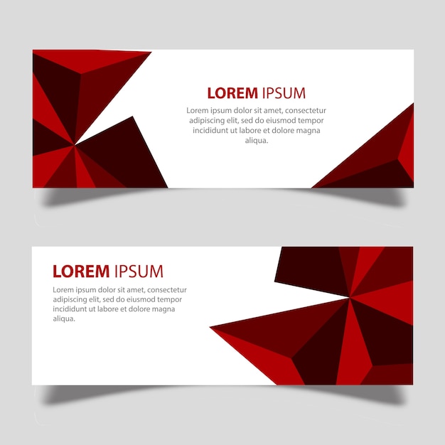 Vector Banner ontwerpen sjabloon