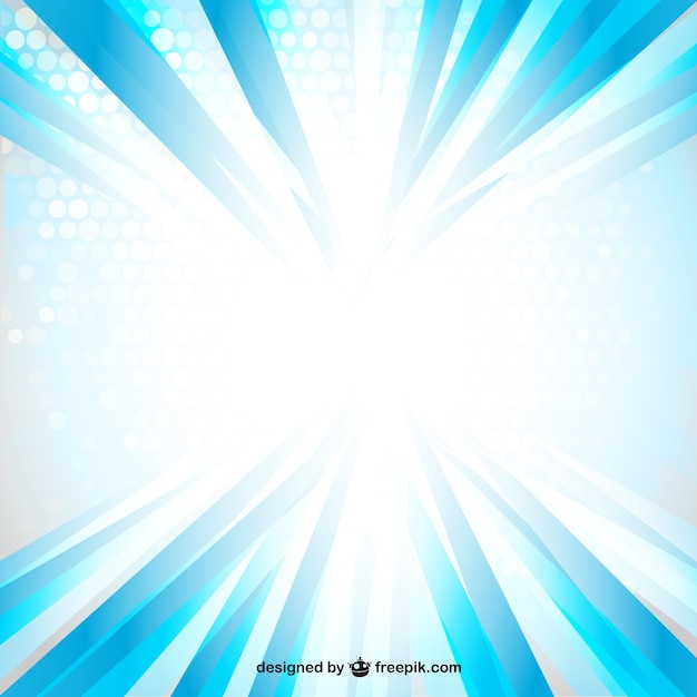 Gratis vector vector blauwe straal licht