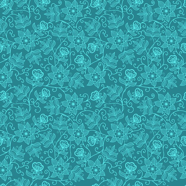 Vector bloem naadloze patroon achtergrond. Elegante textuur voor achtergronden. Klassieke luxe ouderwetse bloemenornament, naadloze textuur voor wallpapers, textiel, verpakkingen.