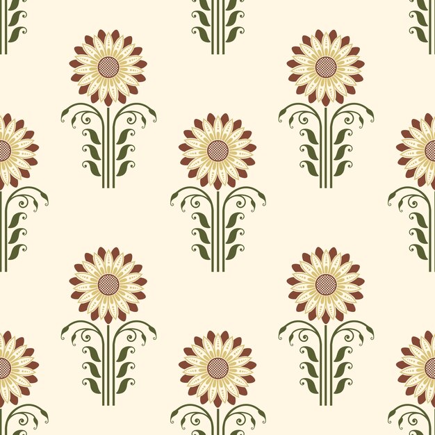 Vector bloem naadloze patroon achtergrond. Elegante textuur voor achtergronden. Klassieke luxe ouderwetse bloemenornament, naadloze textuur voor wallpapers, textiel, verpakkingen.