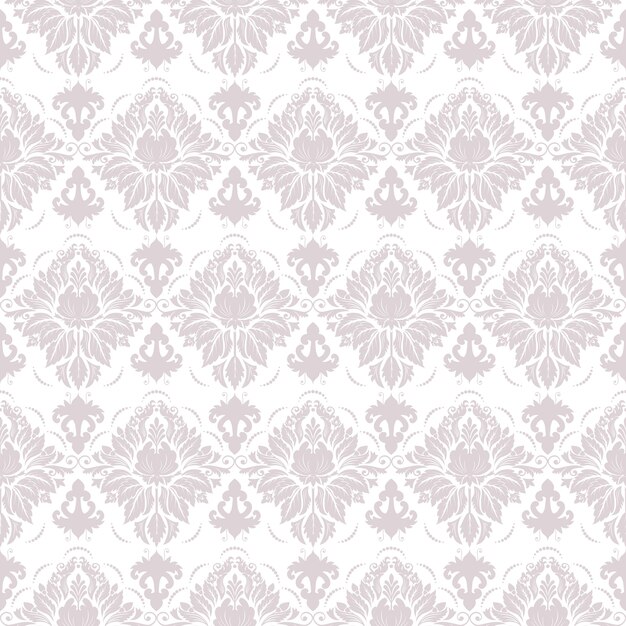 Vector damast naadloze patroon achtergrond. Klassieke luxe ouderwetse damast ornament, koninklijke Victoriaanse naadloze textuur voor wallpapers, textiel, wrapping. Uitstekende bloemen barok sjabloon.