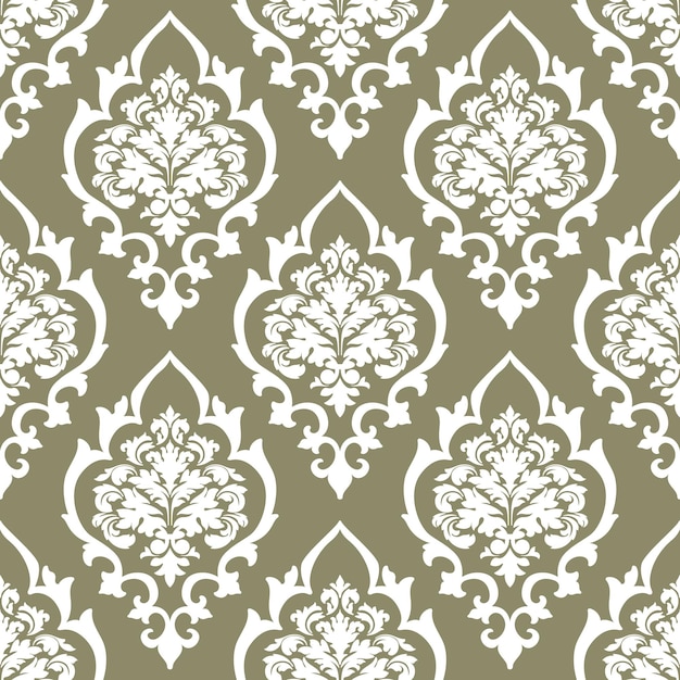 Gratis vector vector damast naadloze patroon achtergrond. klassieke luxe ouderwetse damast sieraad, koninklijke victoriaanse naadloze textuur voor behang, textiel, inwikkeling. exquise bloemen barok sjabloon.