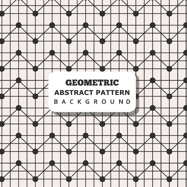 Vector geometrisch patroon achtergrondontwerp