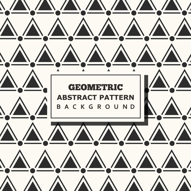 Vector geometrisch patroon achtergrondontwerp