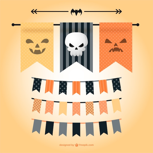 Vector halloween slingers