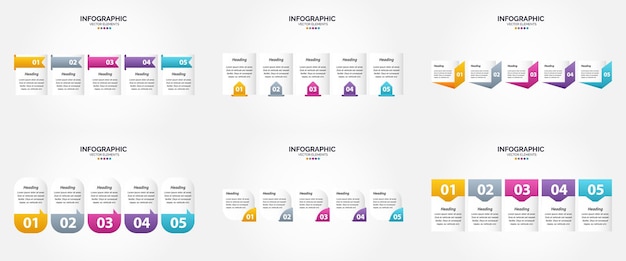 Vector illustratie infographics in plat ontwerp voor reclame in brochures, flyers en tijdschriften