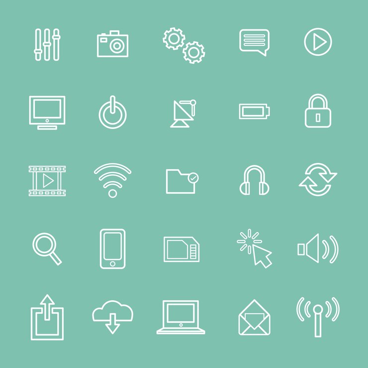 Gratis Vector vector illustratie ui technologie pictogram concept