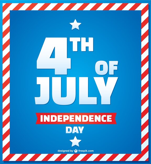 Vector independence day free design