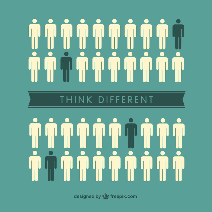 Gratis Vector vector individuen motiverende afbeelding