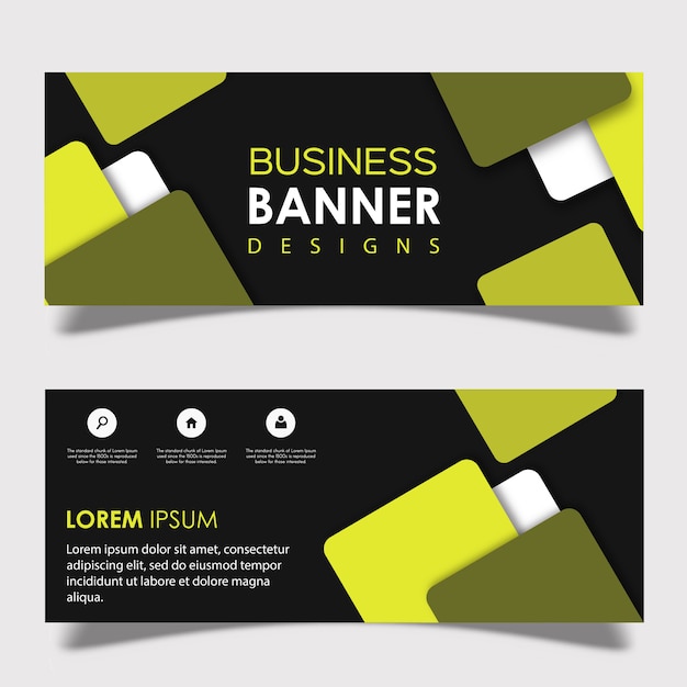 Vector Square Banner Design