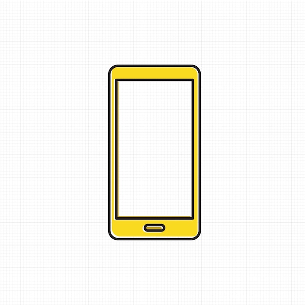 Gratis vector vector van mobiele telefoonpictogram