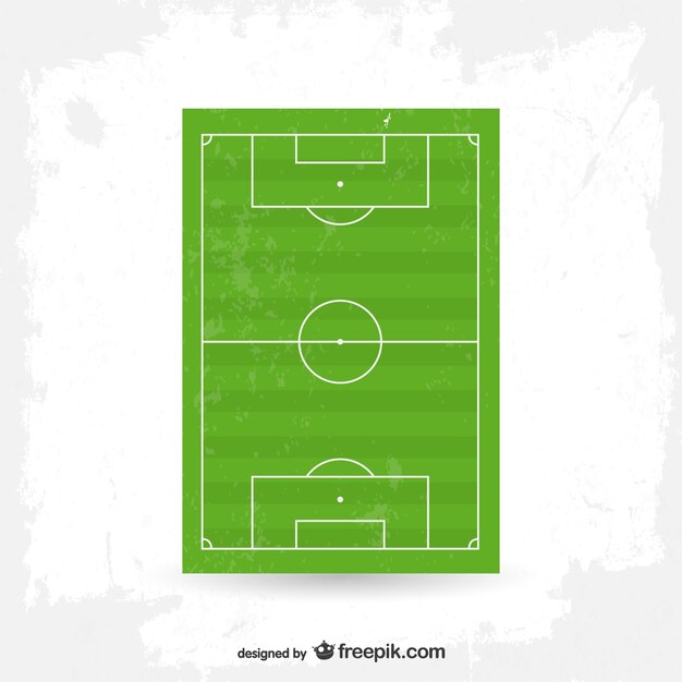 Vector voetbalveld gratis graphics