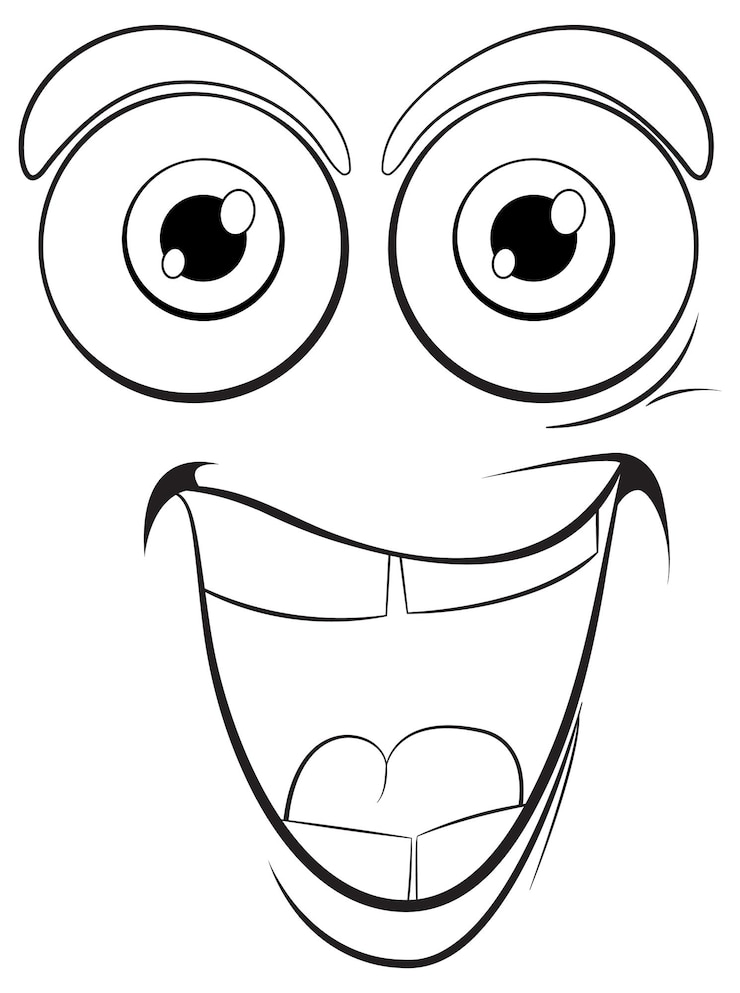 Gratis Vector vectorillustratie van een vrolijke cartoon