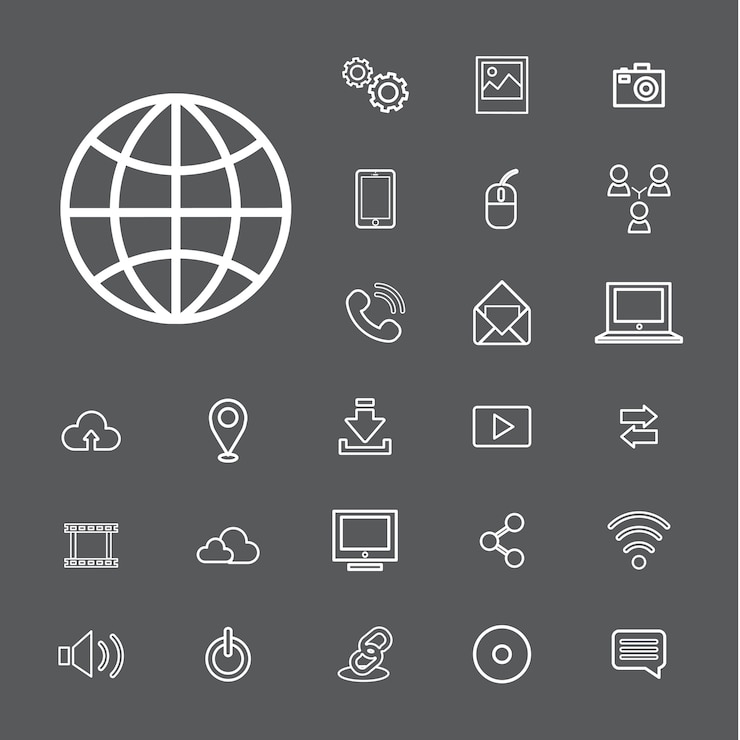 Gratis Vector vectorverbindings digitale technologie ui concept
