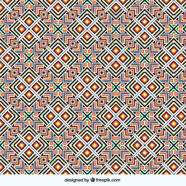 Veelhoekige Kleurrijke Patroon