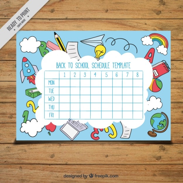 Verbazingwekkende kalender voor school