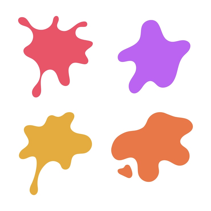 Gratis Vector verfplaatjesset