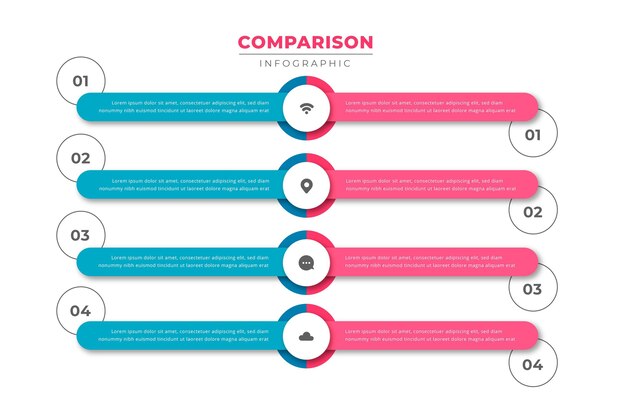 Vergelijkingstabel infographic