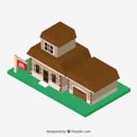 Gratis vector verhuur huis achtergrond