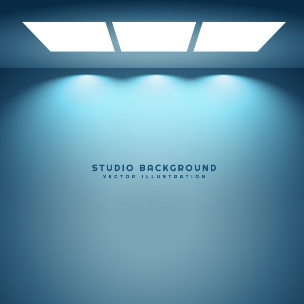 Gratis vector verlichte studio achtergrond