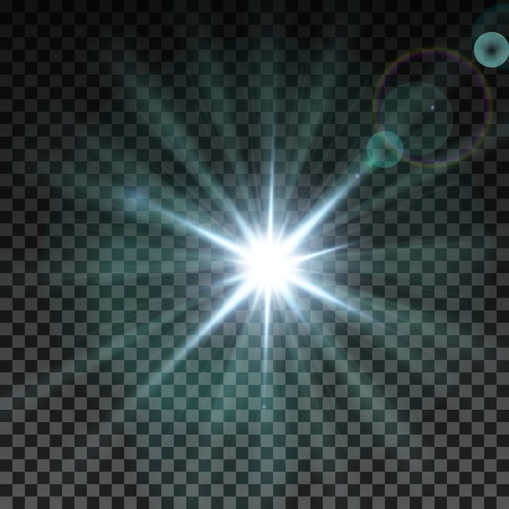 Gratis Vector verlichtingsvonk vectorillustratie
