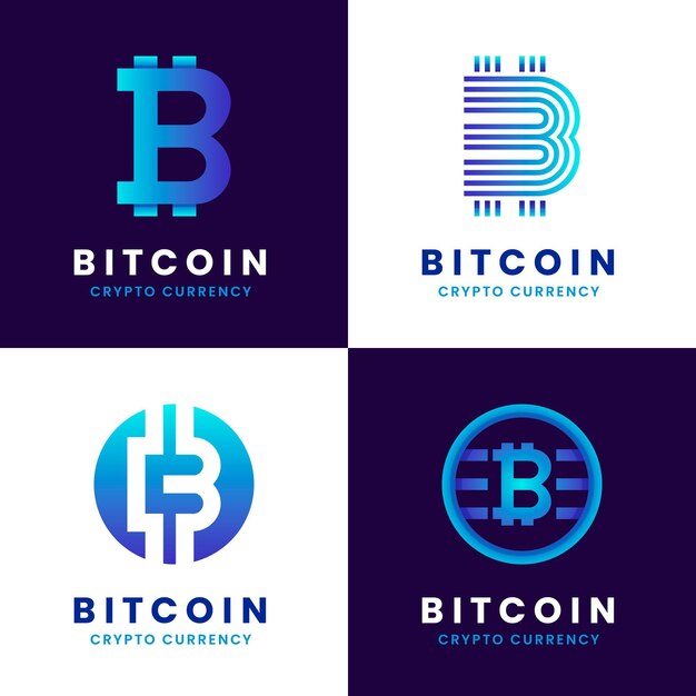 Verloop bitcoin-logopakket