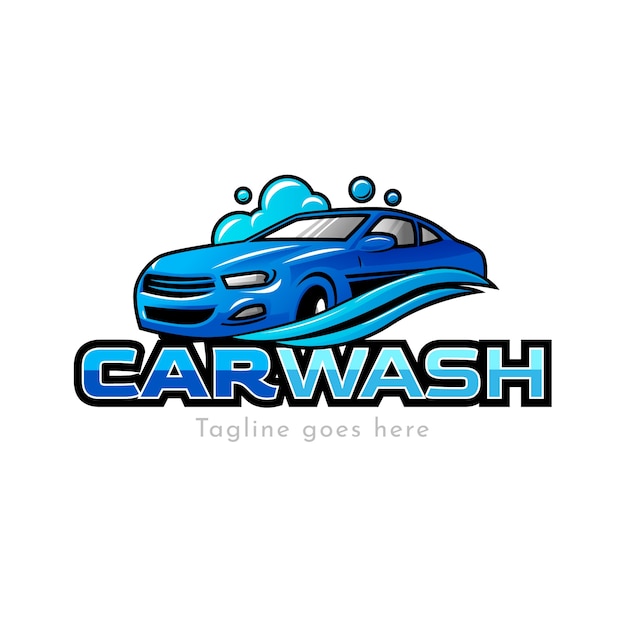 Verloop carwash logo ontwerp