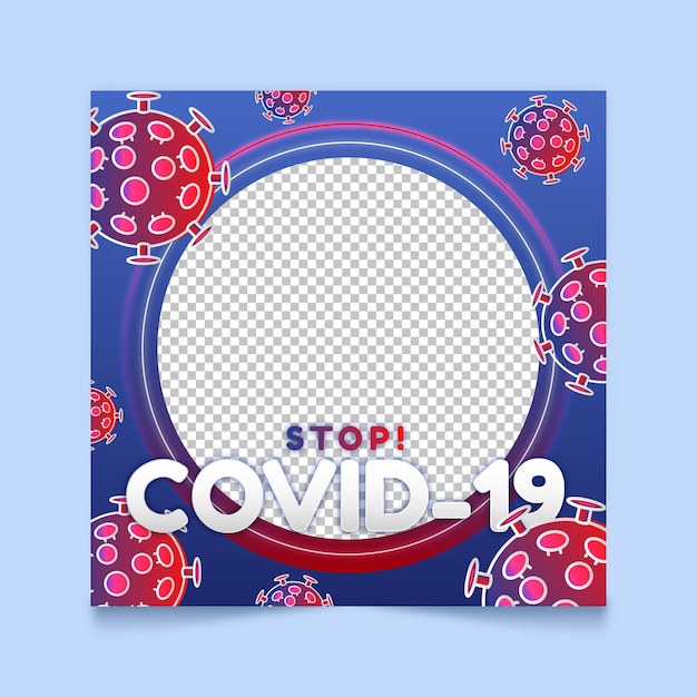 Verloop coronavirus facebook frame