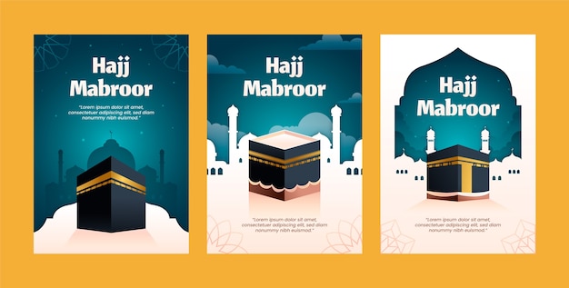 Verloop hajj mubarak kaarten collectie