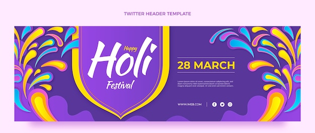 Verloop holi twitter header