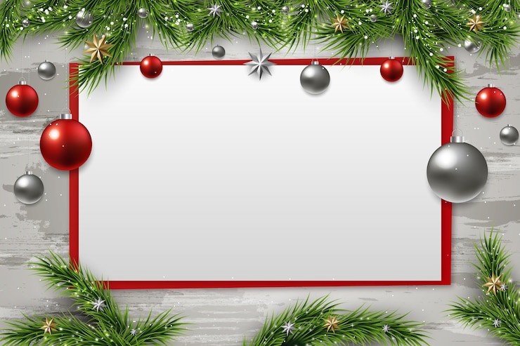 Gratis Vector verloop kerst frames en randen collectie