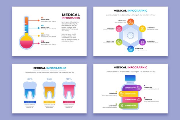 Verloop medische infographics