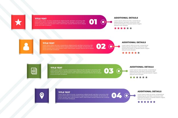 Verloop proces infographic ontwerp