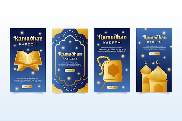 Verloop ramadan instagram verhalencollectie