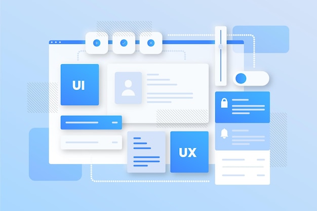 Verloop ui/ux achtergrond