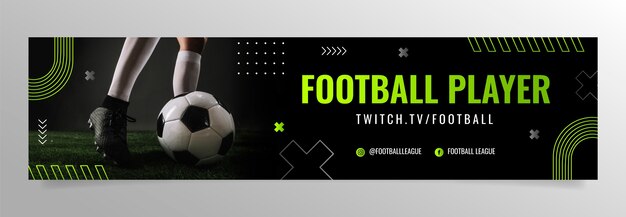 Verloop voetbalwedstrijd twitch banner