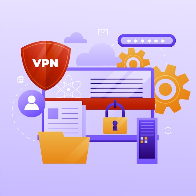 Verloop vpn-illustratie