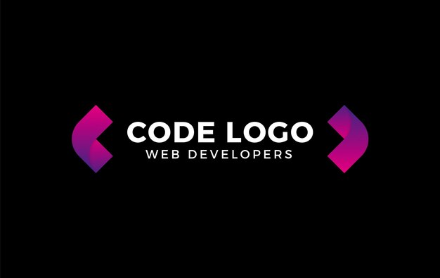 Verloopcode-logo voor webontwikkelaars