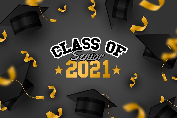 Gratis Vector verloopklasse van 2021 illustratie