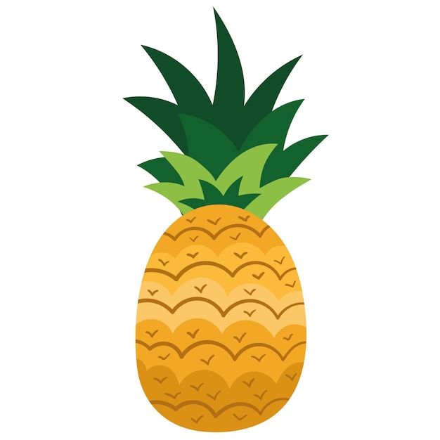 Gratis vector vers ananasfruit gezond