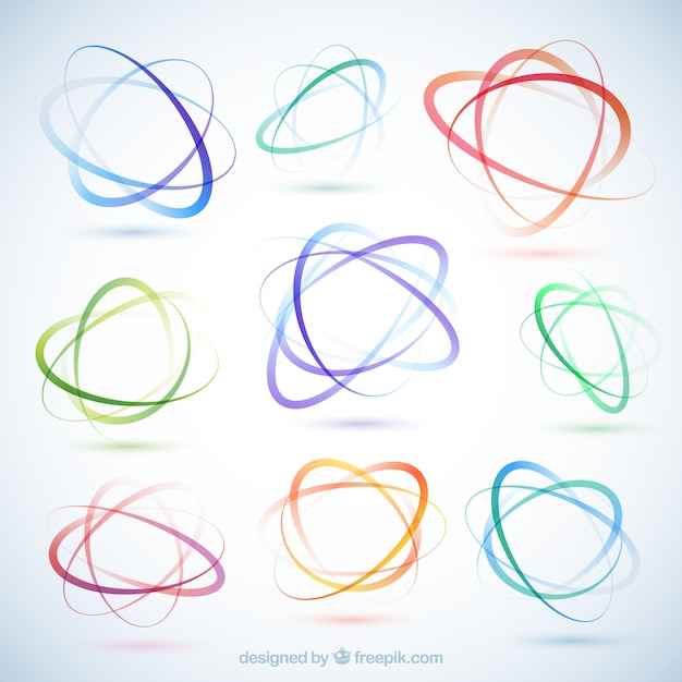 Gratis vector verscheidenheid van abstracte ringen