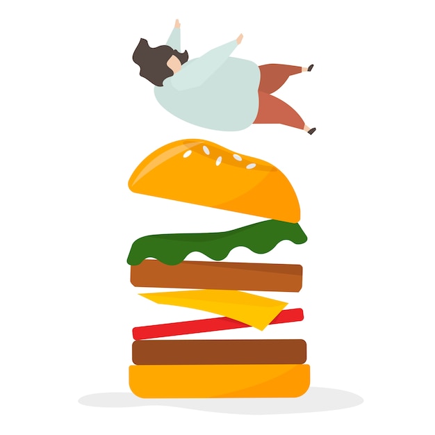 Verslaafd aan junkfood en snacks
