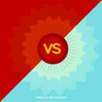 Gratis vector versus achtergrond met geometrie