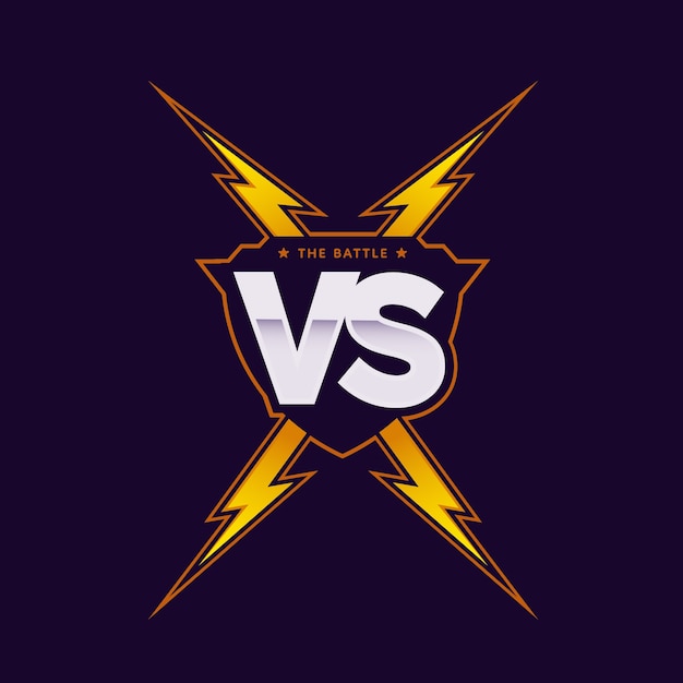 Versus logo ontwerpsjabloon