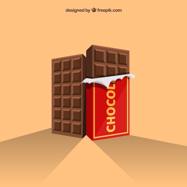 Gratis vector verzameling van chocoladerepen