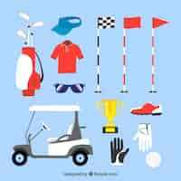 Gratis vector verzameling van golfelementen