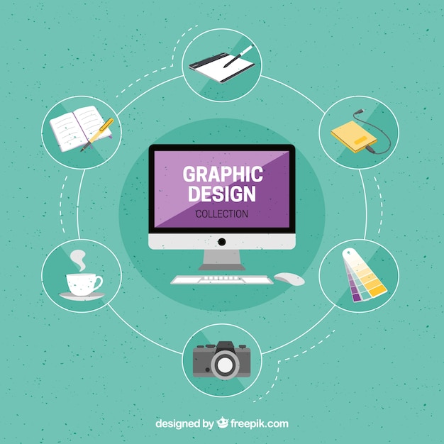 Gratis vector verzameling van grafische ontwerpelementen