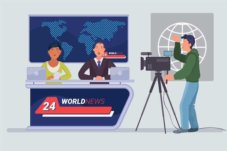 Gratis Vector verzameling van journalisten
