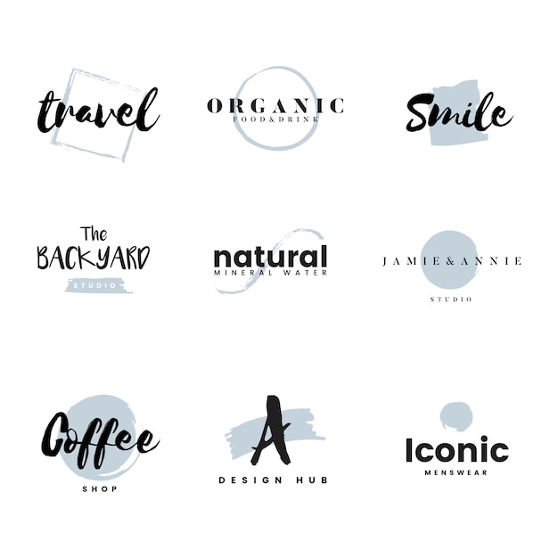 Verzameling van logo&#39;s en branding vector