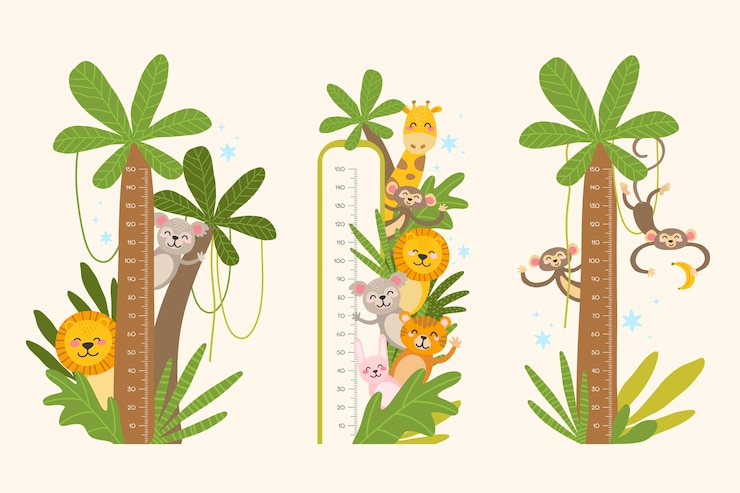 Gratis Vector verzameling vlakke hoogtemeters
